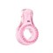 Розовое эрекционное кольцо SUPER STRETCH STIMULATOR SLEEVE - фото 36197