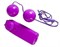 Фиолетовые вагинальные шарики с вибрацией - фото 5741